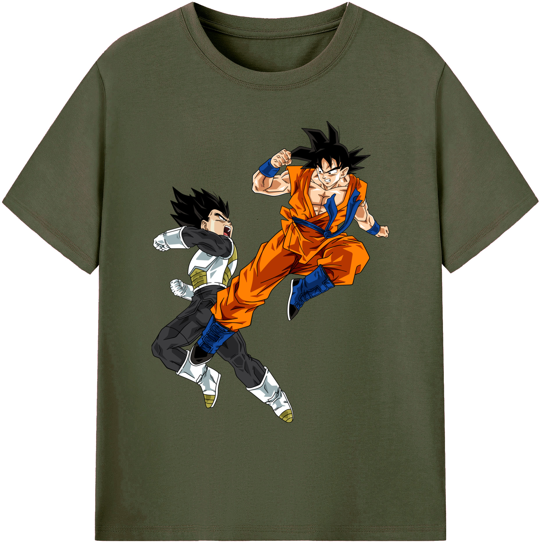 （画像用） ドラゴンボール 孫悟空（そん ごくう）Son Goku カカロット DRAGON BALL Kakarotto 綿100％ メンズ半袖Tシャツ｜肌触りやわらか＆通気性